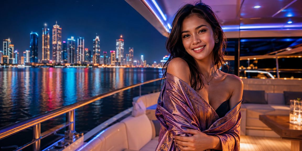 Tampilan visual bonus deposit dengan efek neon berwarna cerah dan modern